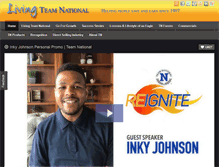 Tablet Screenshot of livingteamnational.com